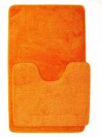 Комплект ковриков для в/к AQUA-PRIME Be'Maks из 2 шт 60х100/60х50см 178 18мм (оранжевый) 1/25