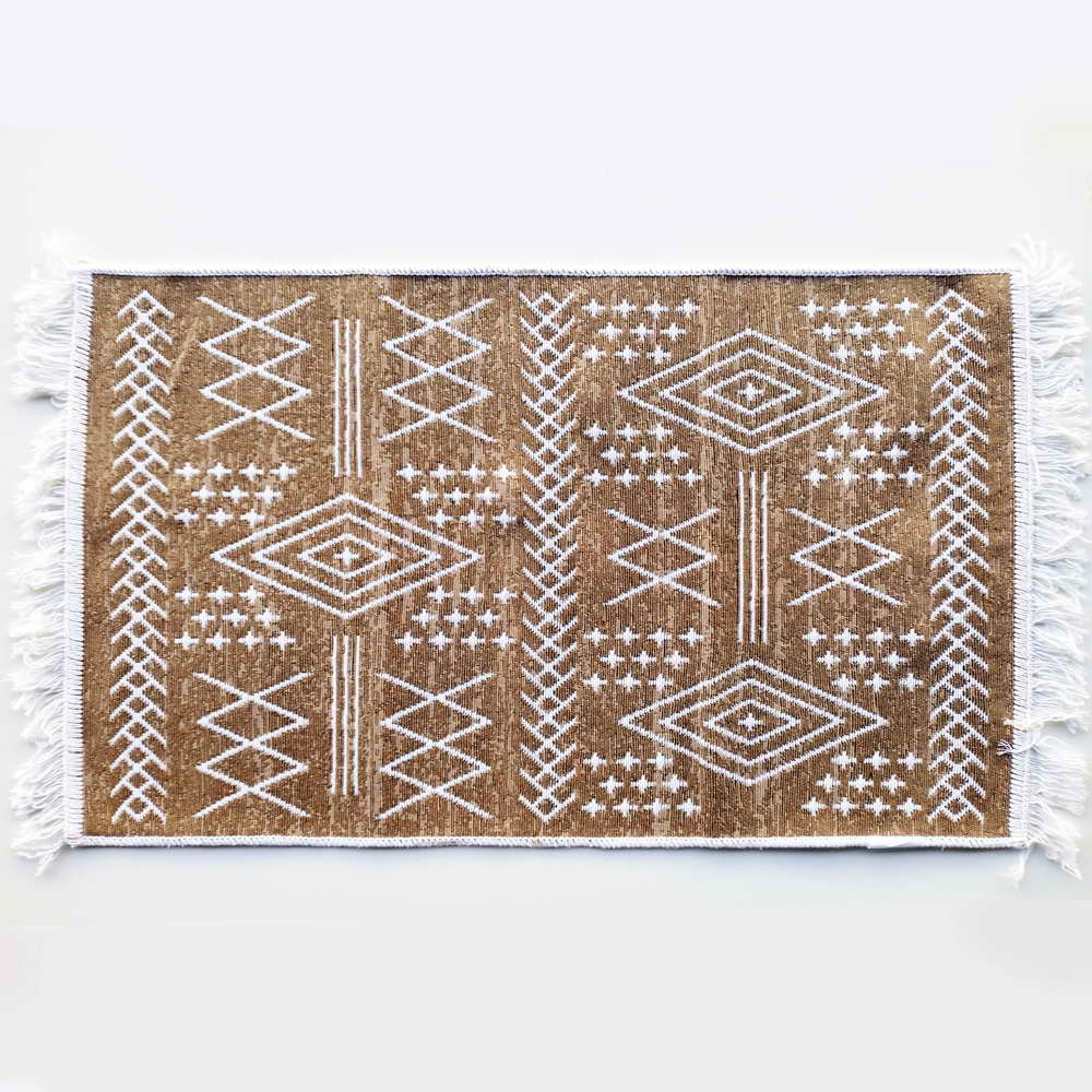 70534 Коврик из хлопка  KILIM GOLD 80х150 крем-серый, Турция_новый размер