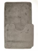 Комплект ковриков для в/к AQUA-PRIME Be'Maks из 2 шт 50х80/40х50см 172 18мм (серый) 1/25