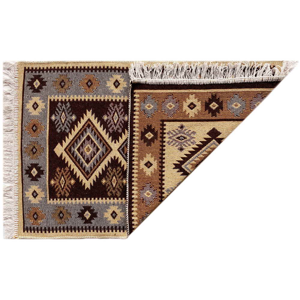 UK1871 Коврик Kilim Usak 60x120 коричневый-бежевый Турция _новый размер
